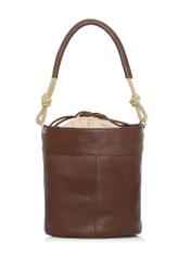 Brown leather women's handbag TORES-1002-90(W24)-04