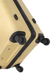 Medium suitcase on wheels WALAB-0083-2B-24(W26) - close-up of detail, on white background.