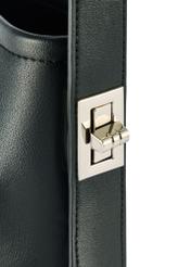 Black women's shoulder bag TOREC-1093-99(Z25) - close-up detail, on white background.