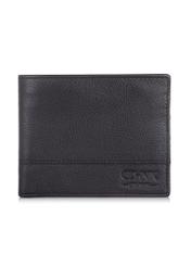 Men's leather wallet with stitching PORMS-0514-99(W23)-01