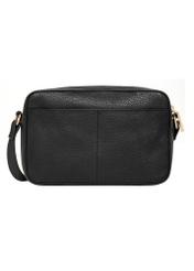 Small black women's messenger bag TORES-1427-9I(Z26), back view of the product on a white background.