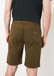 Khaki men's shorts SZOMT-0024-55(W23)-02