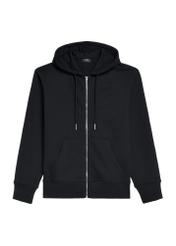 Black women's hoodie BLZDT-0115-99(Z25) - front product view on white background.