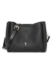 Black women's shoulder bag TOREC-1180-99(W26) - front product view, on a white background.