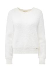 Cream women's sweater SWEDT-0228-80(Z24)-05