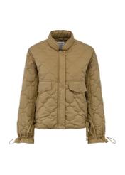 Beige women's transition jacket KURDT-0554-81(W25)-01