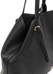 Large black shopper bag TOREC-0995A-99(Z25)