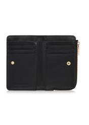 Women's black leather wallet PORES-0904-99(W24)-04