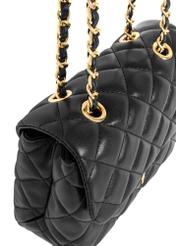 Black quilted women's handbag TOREC-0932B-99(W25)-06