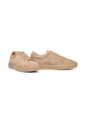 Men's leather shoes in cool beige color BUTYM-0503A-1K(W26), diagonal product view on a white background.