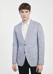 Men's checked jacket MARMT-0016-69(W25)-03