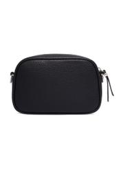 Black small women's handbag TOREC-1285-9I(Z26), product view from the back on a white background.