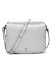 Silver women's handbag TOREC-1070-91(Z25), front product view on white background.