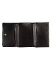 Small women's leather wallet PORES-0973-99(Z25), product view inside on white background.