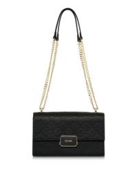 Black women's messenger bag TOREC-0984A-99(Z25) - front product view on white background.