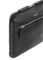 Men's leather messenger bag TORMS-0294A-99(Z25), close-up of the product detail on a white background.