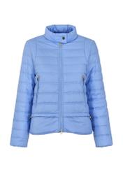 Women's blue quilted jacket KURDT-0500-61(W24)-03