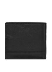 Men's black leather wallet PORMS-0009-99(W24)-03