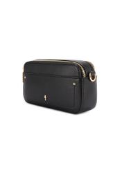 Small black women's handbag TOREC-1173-99(W26), diagonal product view on a white background.