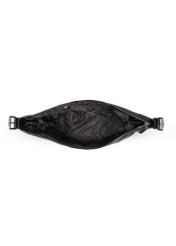 Black large shopper bag TORES-1367-9F(Z26), top view of the product inside on a light background.