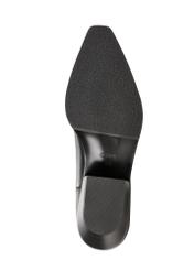 Women's leather ankle boots BUTYD-1209-99(Z25), view of the sole of the product on a white background.