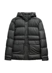Men's dark gray monogram jacket KURMT-0444-9P(Z26)