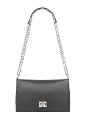 Graphite small women's handbag TOREC-1282-9D(Z26) - front product view, on a white background.