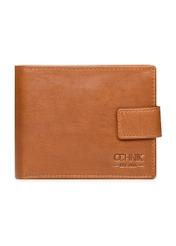 Men's leather wallet PORMS-0302A-88(Z25), product view from the front on a white background.