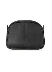 Women's black leather shoulder bag TORES-0806B-99(W24)-04