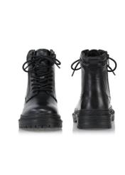 Black leather men's ankle boots BUTYM-0423B-99(Z24)-04