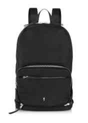 Black folding backpack and bag 2 in 1 women's TOREN-0275-99(W24)-01