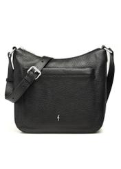 Black leather women's shoulder bag TORES-1219-9I(W26)