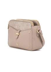 Light beige small women's handbag TOREC-0830B-80(Z25), diagonal product view on white background.