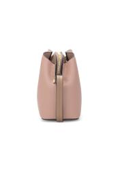 Pink small women's handbag TOREC-0768-5A(W26), side product view on white background.