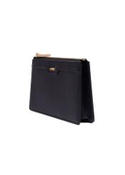 Black phone case bag TOREC-1349-99(Z26) - diagonal product view, on a white background.