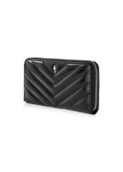 Black large leather women's wallet PORES-0941-99(Z24)-02