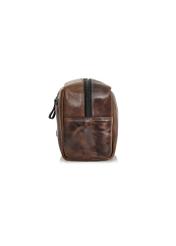 Brown leather men's cosmetic bag TORMS-0106B-79(Z24)-03