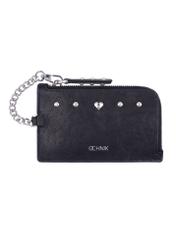 Black women's wallet POREC-0447-99(Z26), front product view on white background.