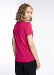 Pink Women's T-shirt TSHDT-0101-31(Z22)-02