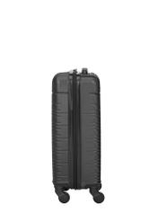 Small suitcase on wheels WALAB-0083-99-19(W26) - side view of the product, on a white background.