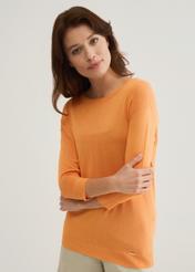 Women's orange blouse BLUDT-0140-30(W22)-01