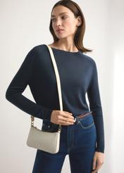 Small cream women's handbag TOREC-1188-0B(W26)