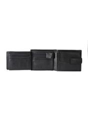 Black men's leather wallet PORMS-0651-99(W25)