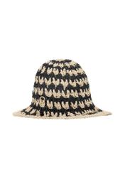 Women's straw hat KAPDT-0048-1H(W26), front product view on white background.