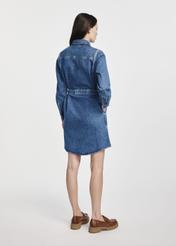 Denim shirt dress SUKDT-0213-69(W25)-05