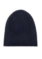 Men's navy blue winter cap CZAMT-0046A-69(Z24)