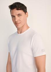 Tri-pack of white men's basic T-shirts ZESMT-0040-11(KS)