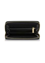 Large black women's wallet with rhinestones POREC-0354-99(Z23)-04