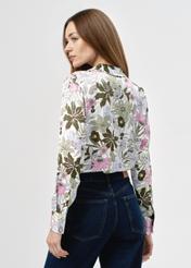 Airy floral shirt for women KOSDT-0155-15(W24)-04