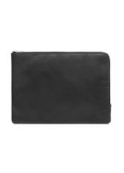 Black men's briefcase TORMS-0474-99(Z25), product view from the front on a white background.